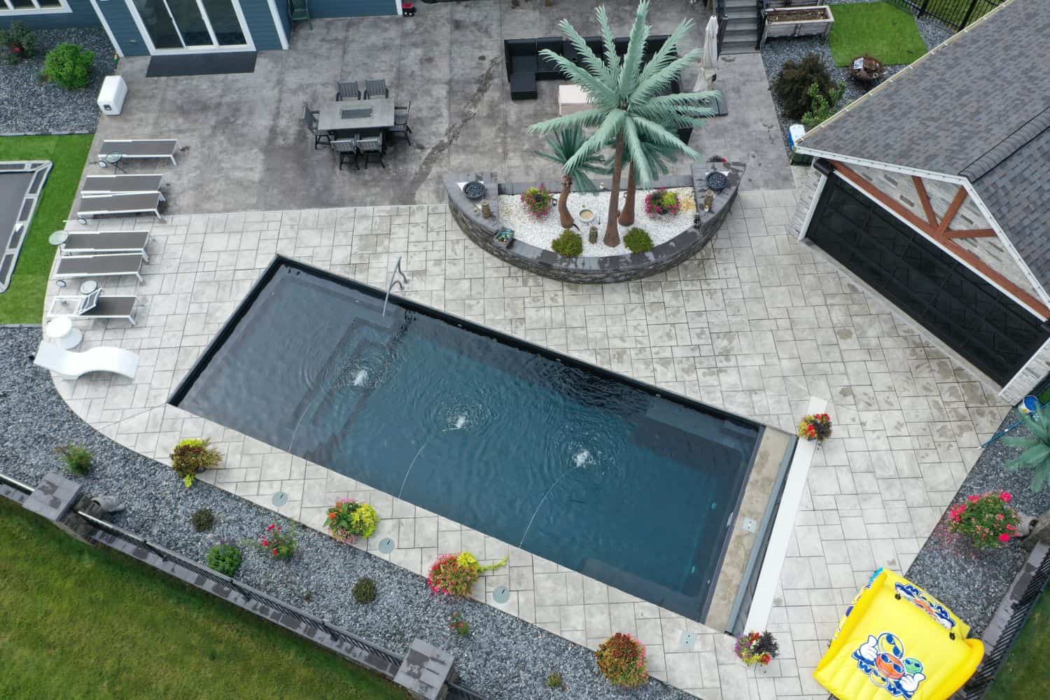 Waukesha County Fiberglass Inground Pool Installation